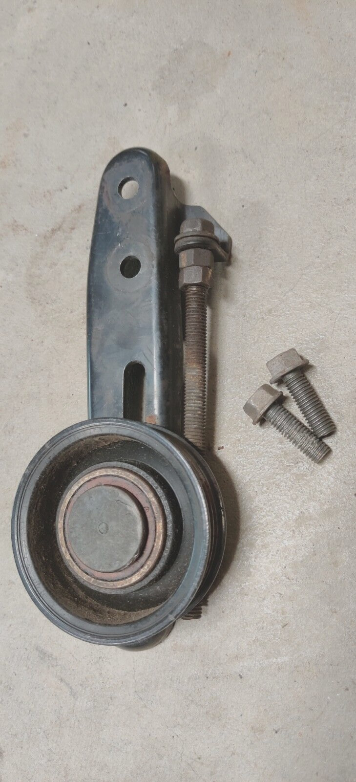1995-2009 Subaru Legacy AC Drive Belt Idler Steel Pulley Bracket Tensioner A/C