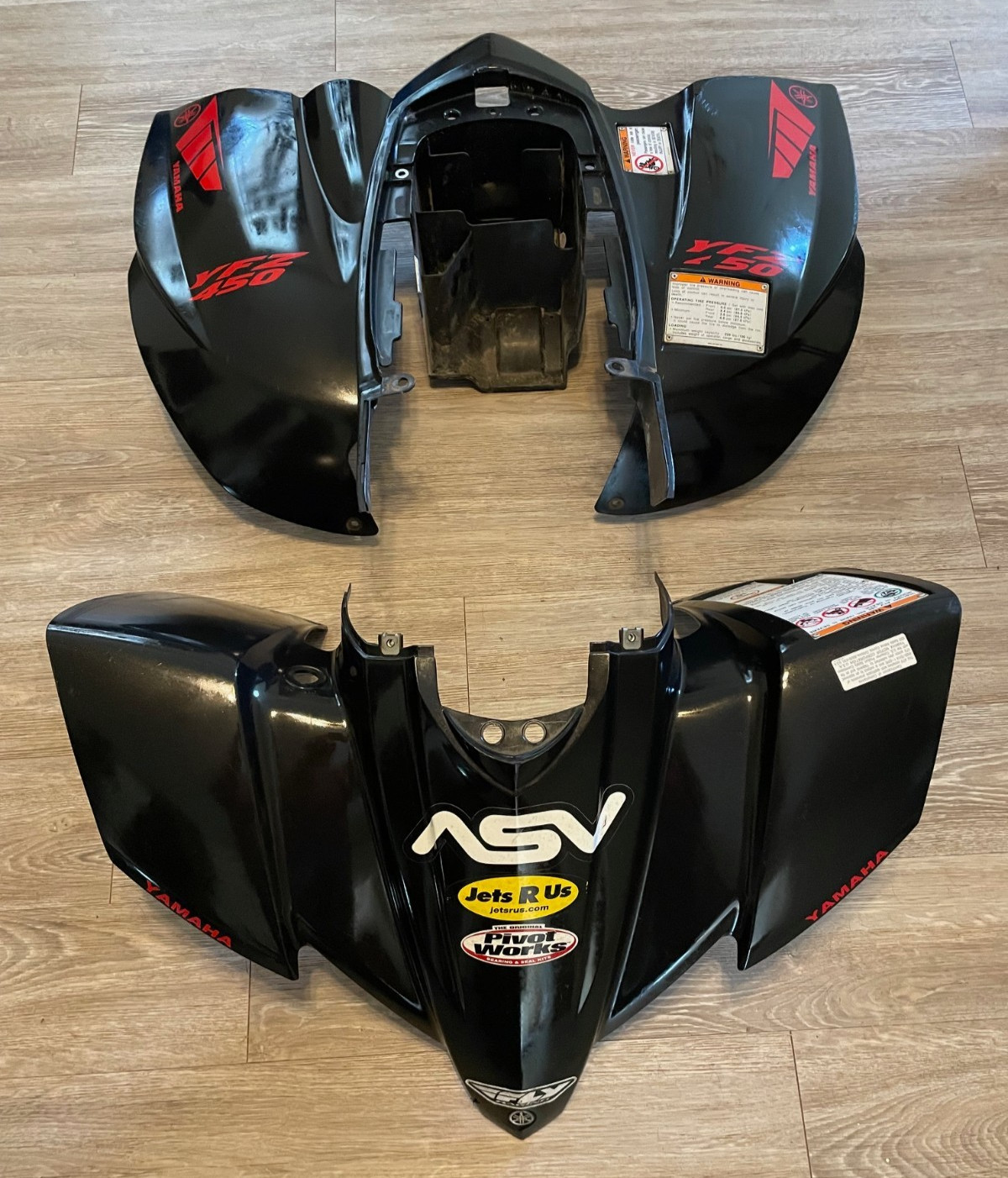 2004-2013 Yamaha YFZ 450 Fenders Front Rear Plastics Set Black
