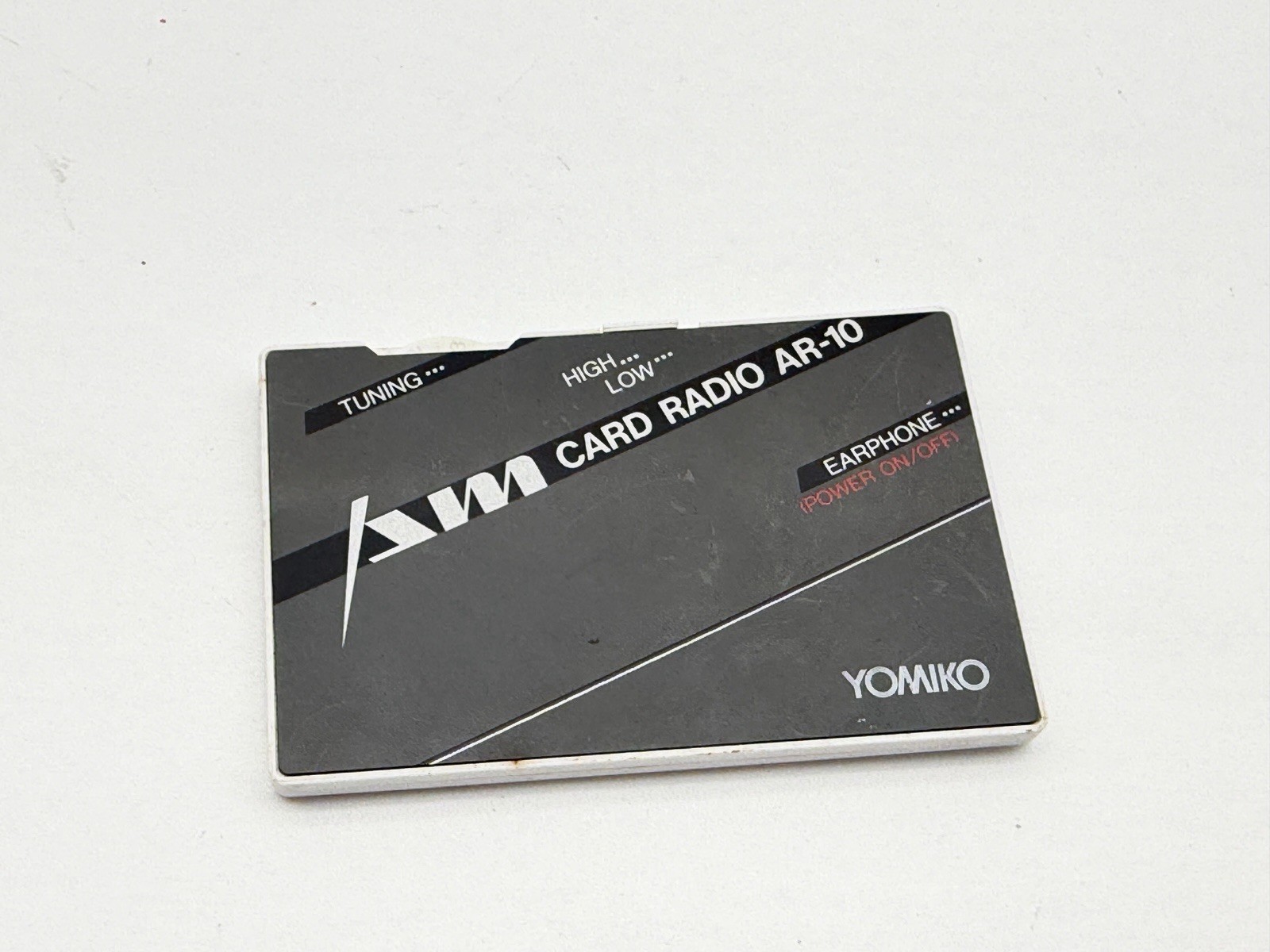 AM Radio Card Type AR-10 Made in Japan Yomiko Working Item Rare JAPAN JP WORKS
