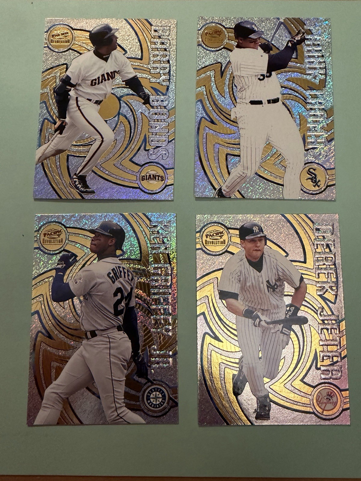 1998 PACIFIC REVOLUTION BASEBALL COMPLETE SET 1-150 GRIFFEY, JETER