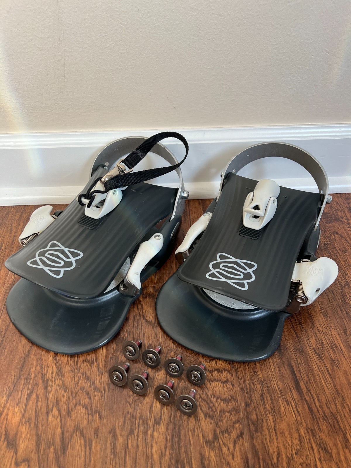 *WOW* Vintage ~Switch Standard X~ Snowboard Step-in Bindings w/Hardware Italian