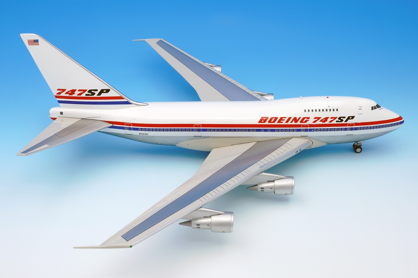 InFlight 200 Boeing 747SP N747SP, Rollout Boeing House Colors 1/200 IF747SP0819P