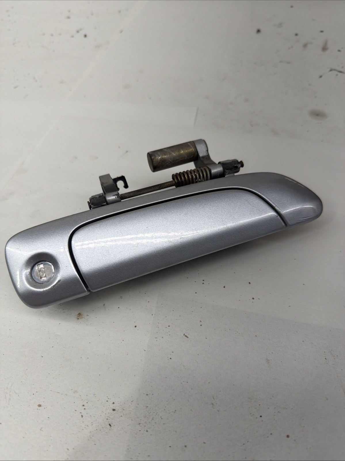Passenger Door Handle Exterior Coupe Body Color Silver Fits 01-05 CIVIC 274469