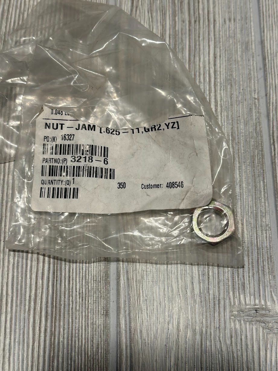 Genuine OEM Jam Nut Toro Part# 3218-6 NOS Genuine OEM Jam Nut Toro Part# 3218-6 NOS