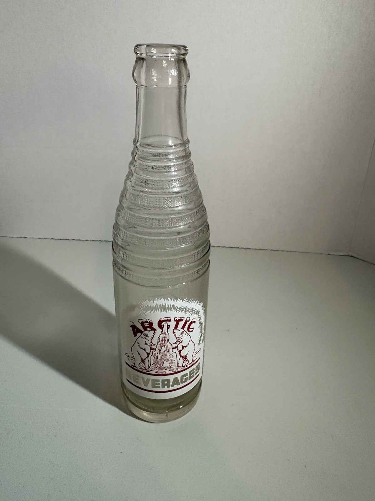 1940s 1948 RARE OLD VINTAGE ACL SODA BOTTLE POLAR BEARS CONROE TEXAS SODA BOTTLE