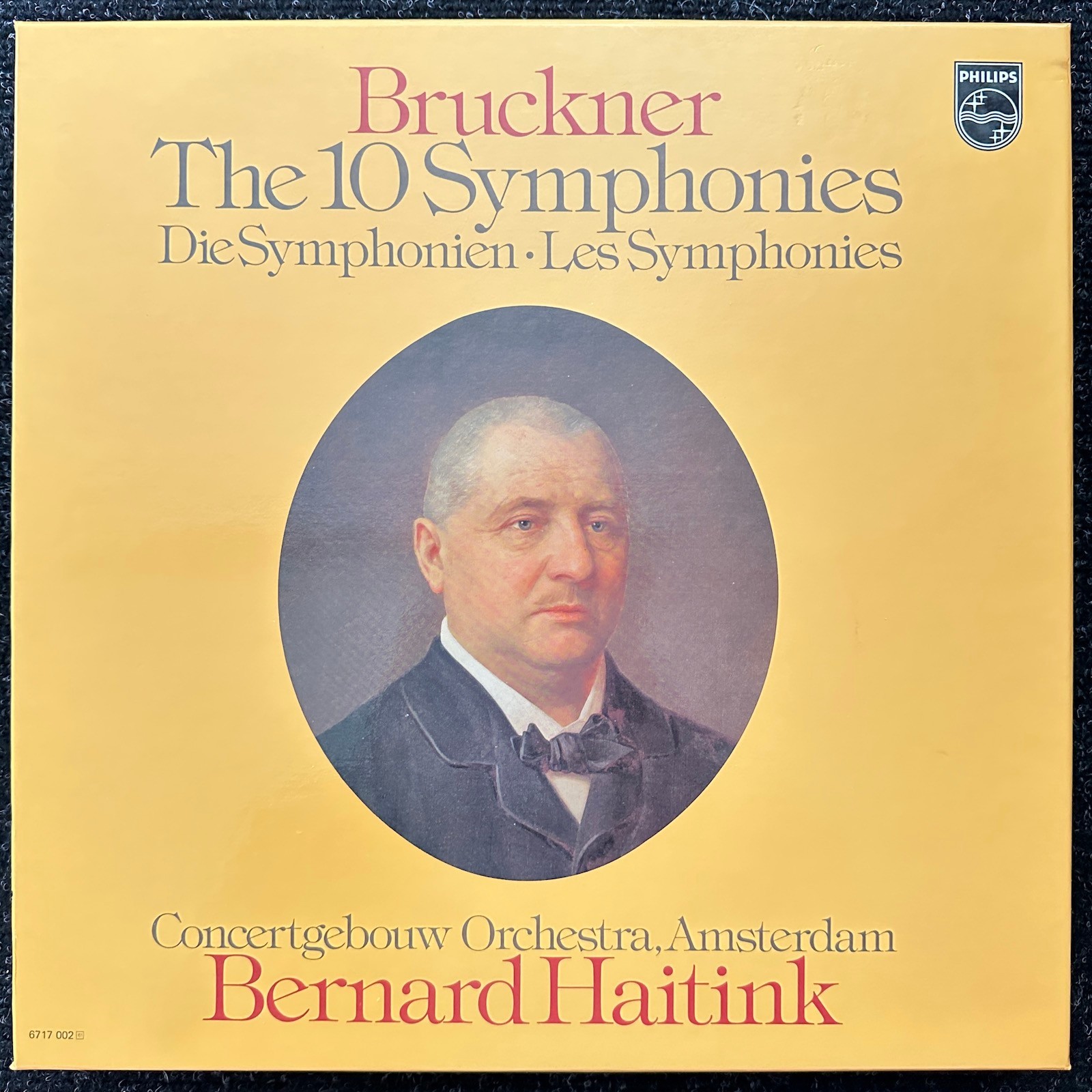 Bernard Haitink Bruckner The 10 Symphonies Dutch 12 Vinyl LP Box Set Philips
