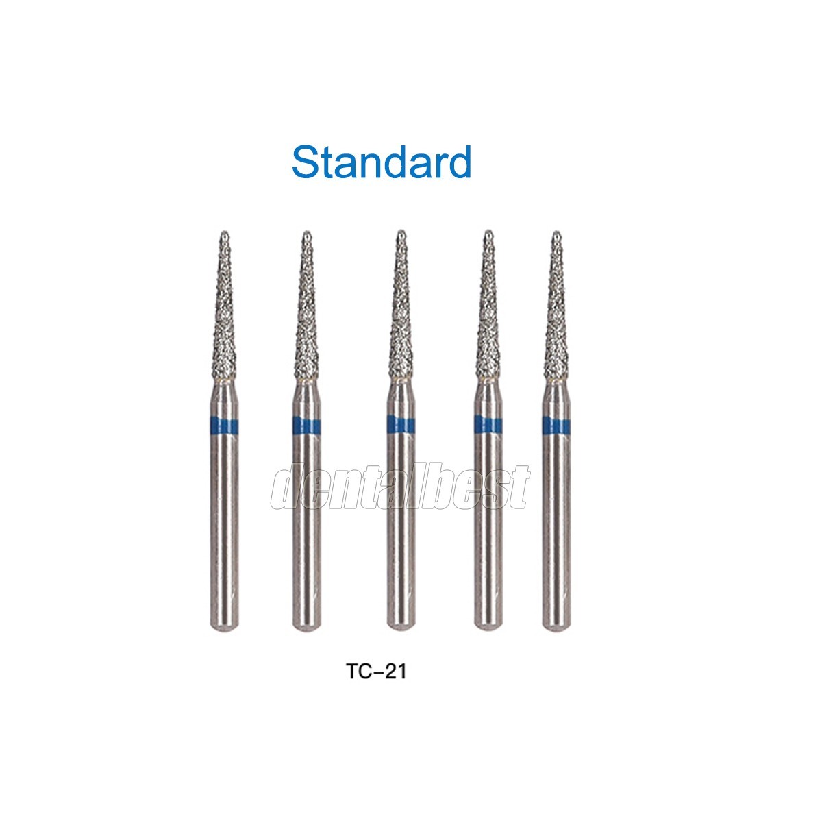 100pcs AZDENT Dental Diamond Burs Friction Grip FG Bur For High Speed Handpiece