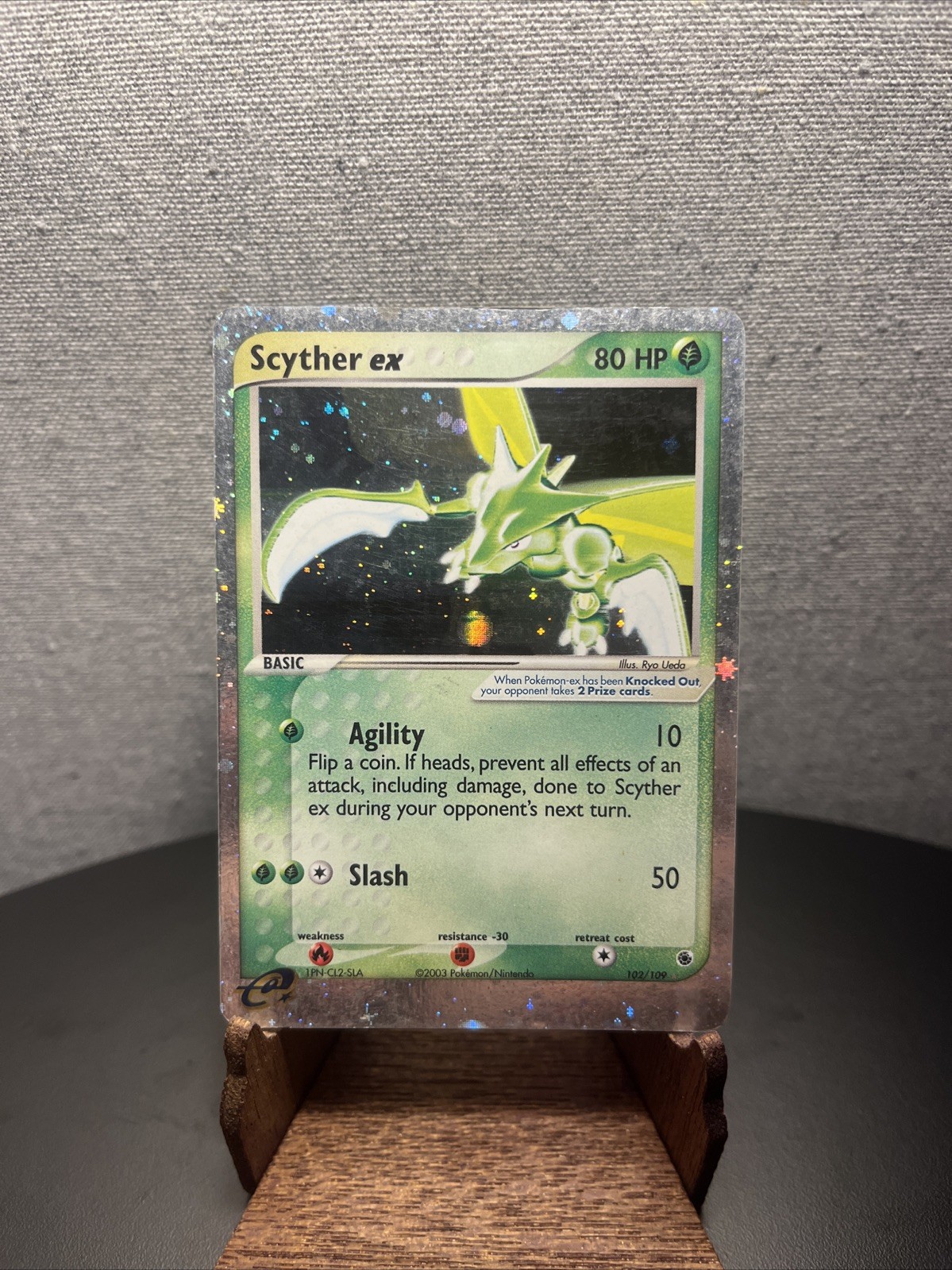 Scyther ex 102/109 Ruby and Sapphire Holo