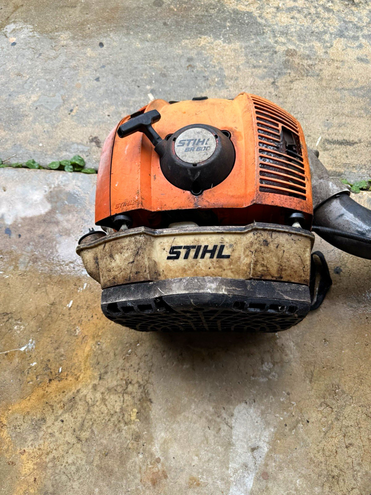 STIHL BR 600 Gasoline Backpack Leaf Blower, MPN BR 600, Orange/Black