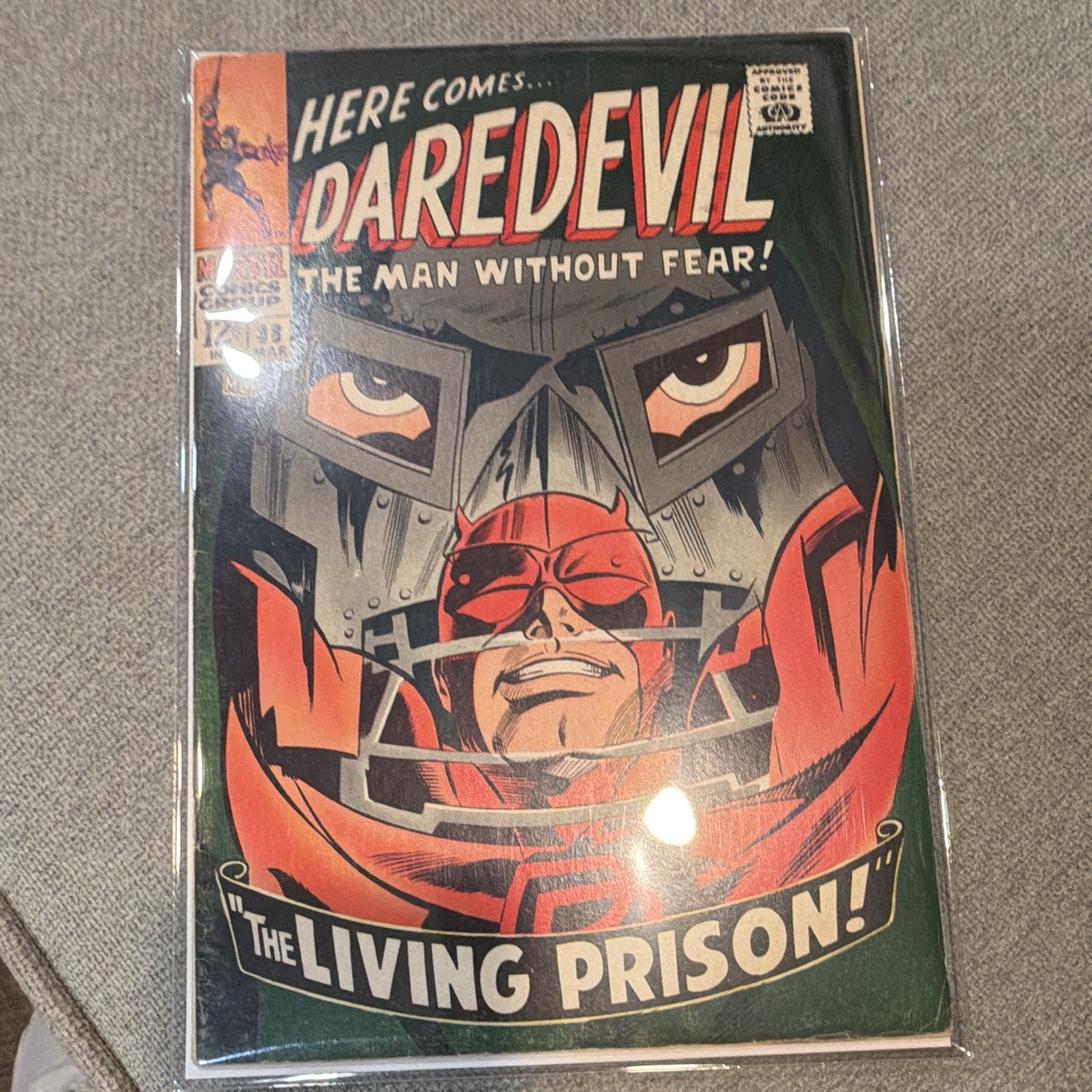 Marvel Comics 1967 Daredevil #38 F-VF Doctor Doom App