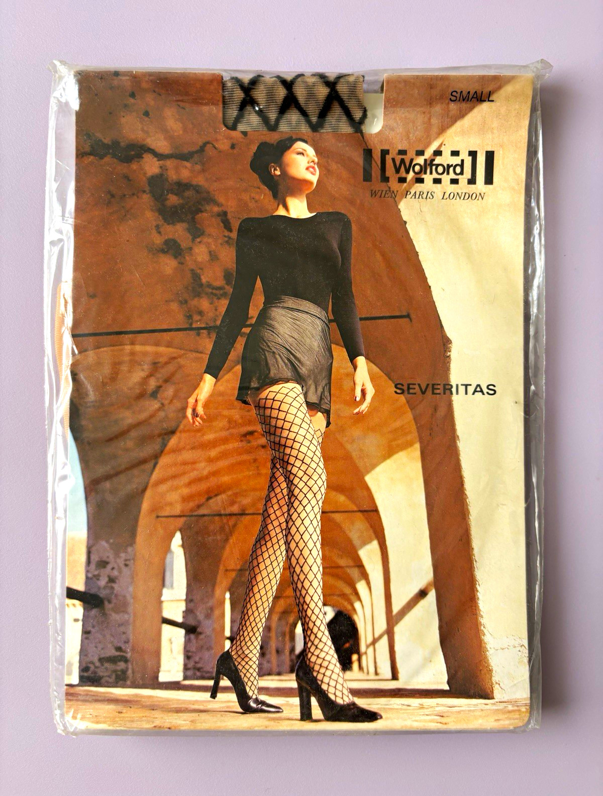 Wolford Severitas Fishnet Tights Style 18120 Black S 20 Den Stay-Up Effect Wolford Severitas Fishnet Tights Style 18120 Black S 20 Den Stay-Up Effect
