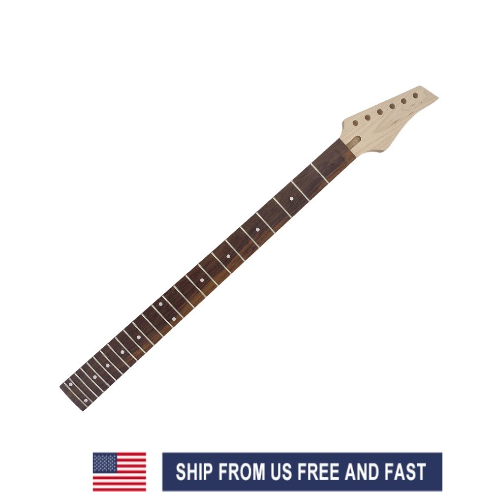 24Fret 30inch Baritone electric guitar neck Rosewood fretboard Dot Inlay Bolt On