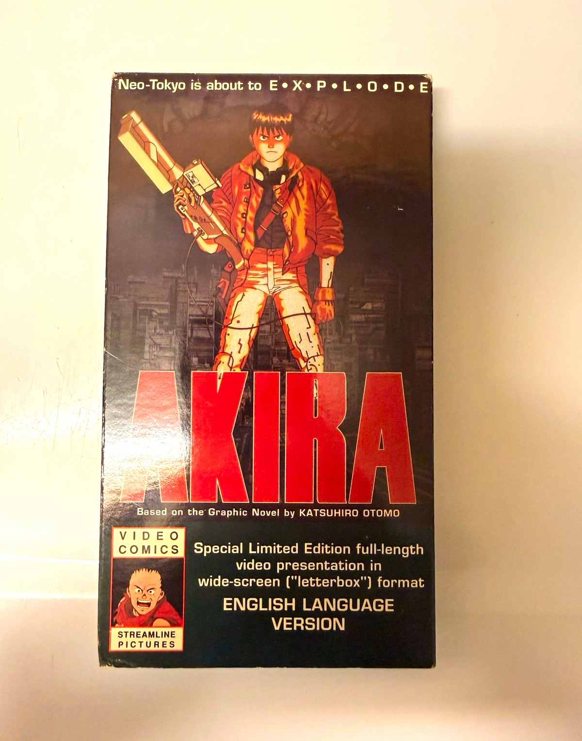 Streamline Pictures Akira VHS NTSC English Special Limited Edition Widescreen Streamline Pictures Akira VHS NTSC English Special Limited Edition Widescreen