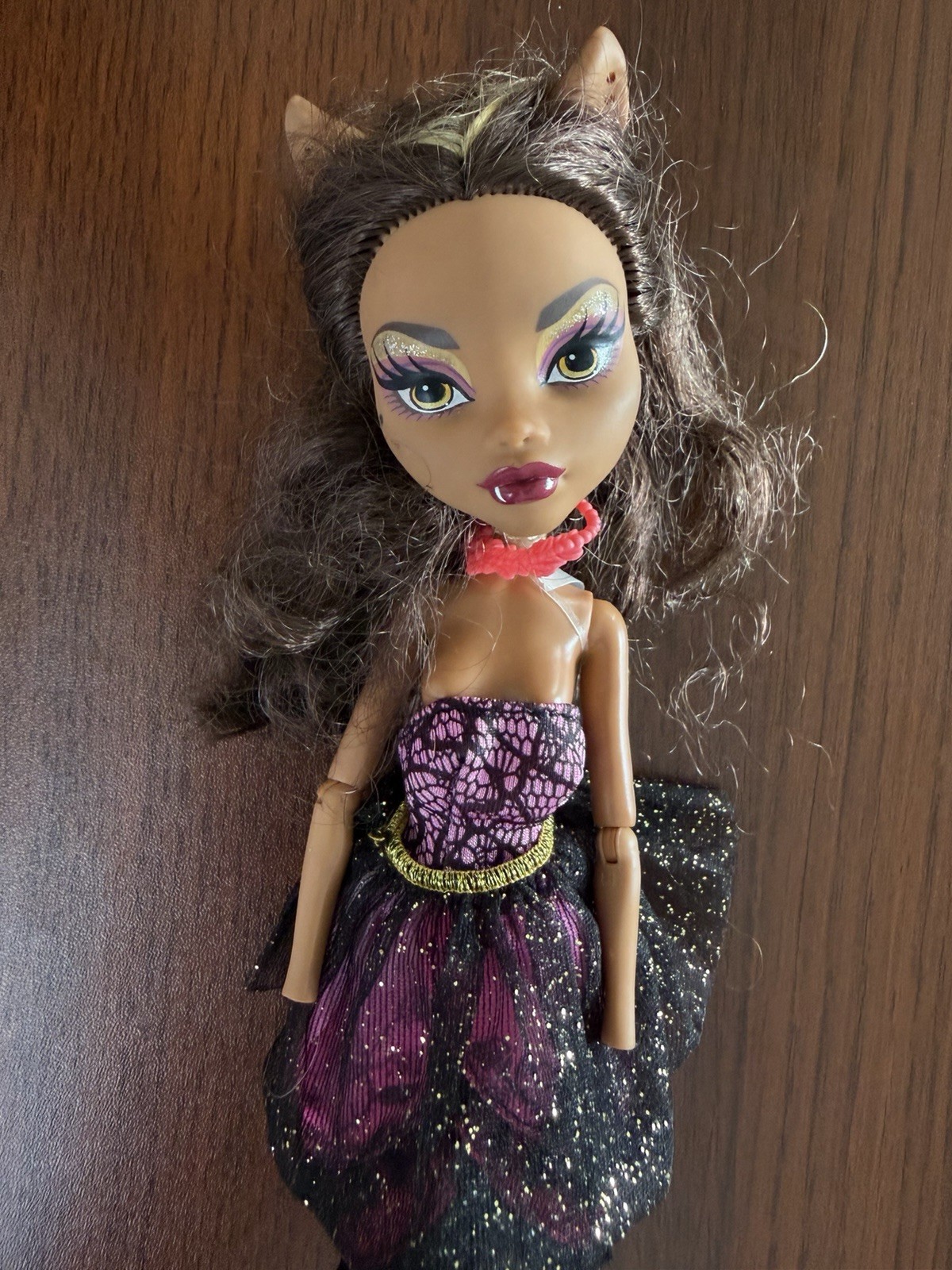 2008 Mattel’s Monster High Doll Clawdeen Wolf First Release G1 NO HANDS