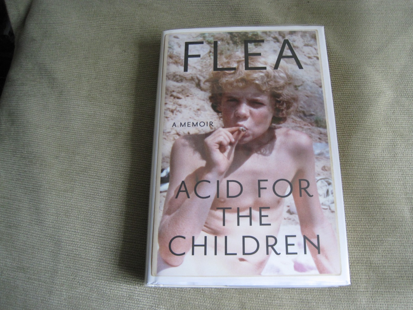 FLEA SIGNED - ACID FOR THE CHILDREN Limited First Edition RED HOT CHILI PEPPERS
