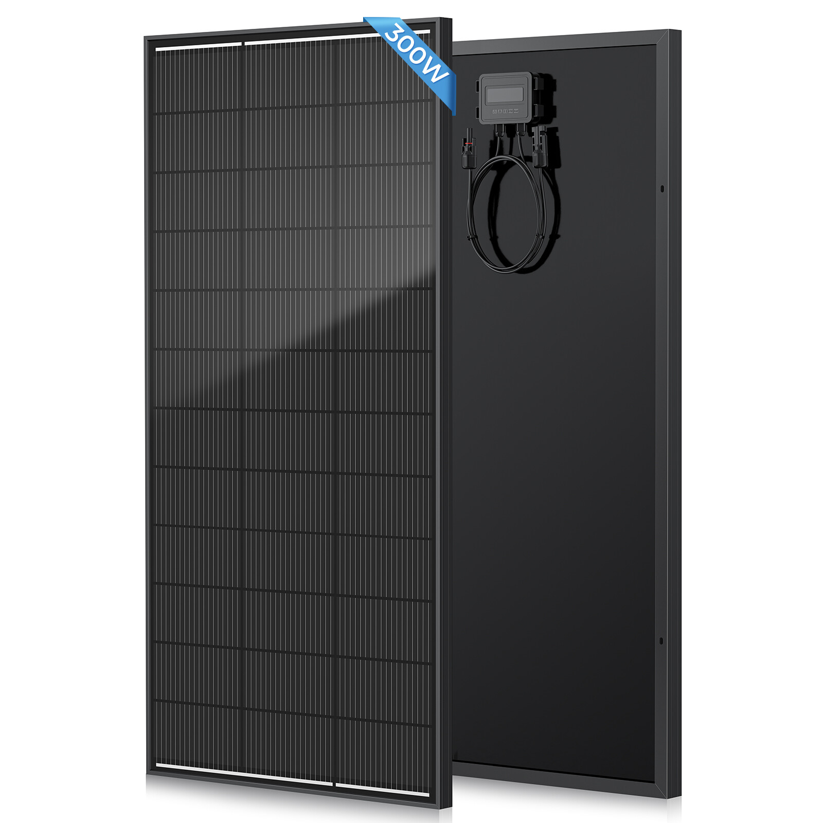 300W 600W 1800W Watt Solar Panel 12V High Efficiency N-Type 18BB Black Home RV