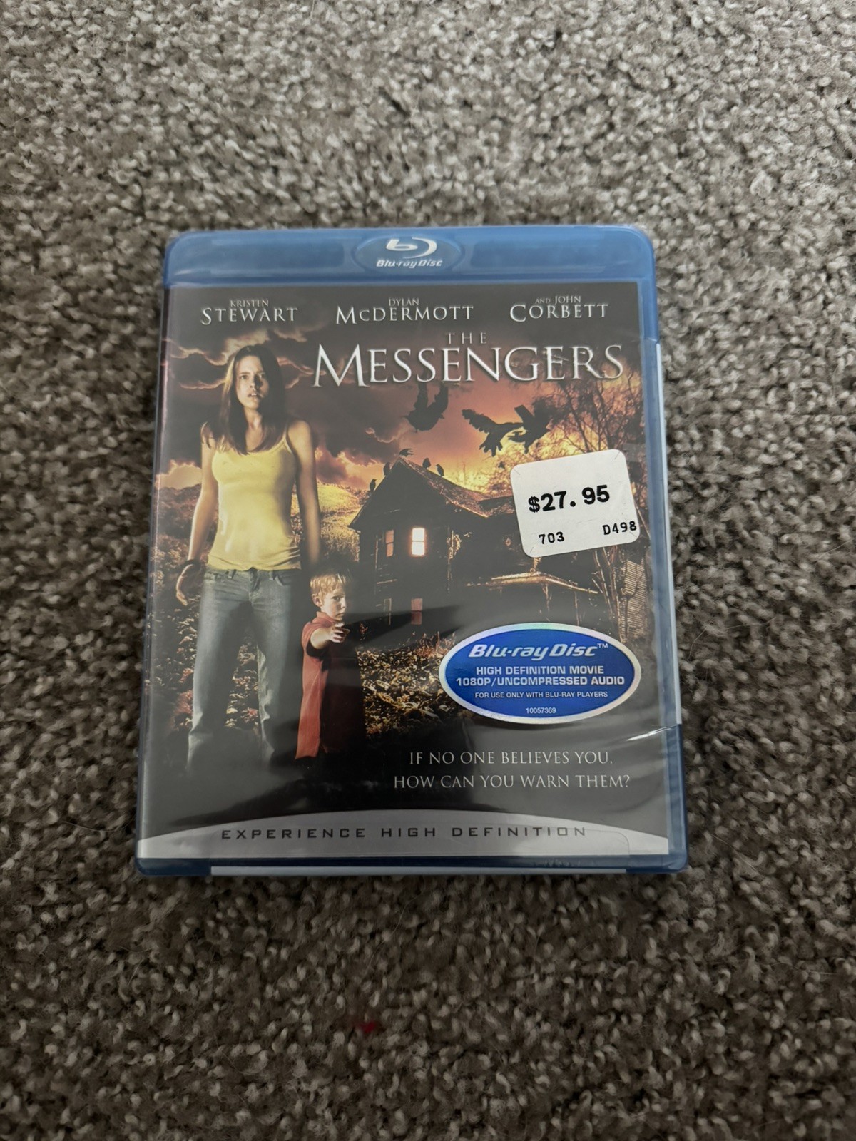 The Messengers (Blu-ray, 2007) New Sealed Kristen Stewart