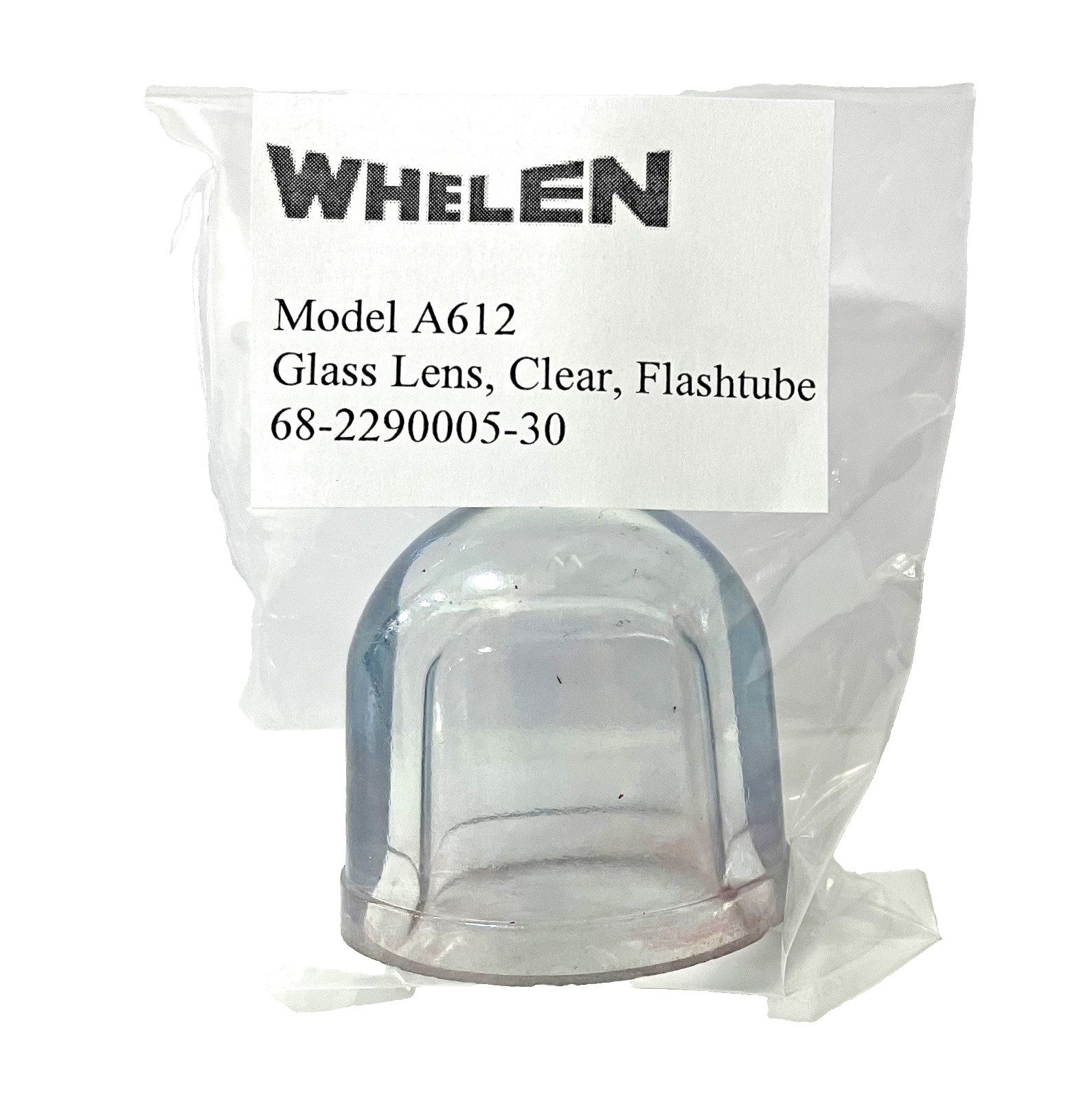 New,  Whelen A612 Clear Lens P/N 68-2290005-30 Strobe Light Assy 70821