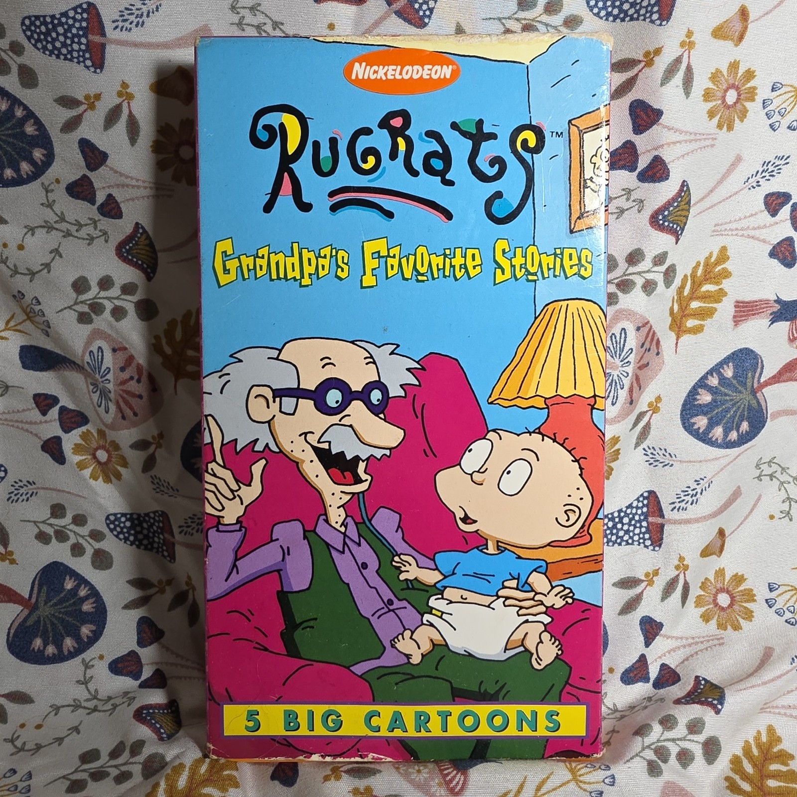 Nickelodeon OS Rugrats Grandpas Favorite Stories VHS Orange Tape 1997 Kids Movie