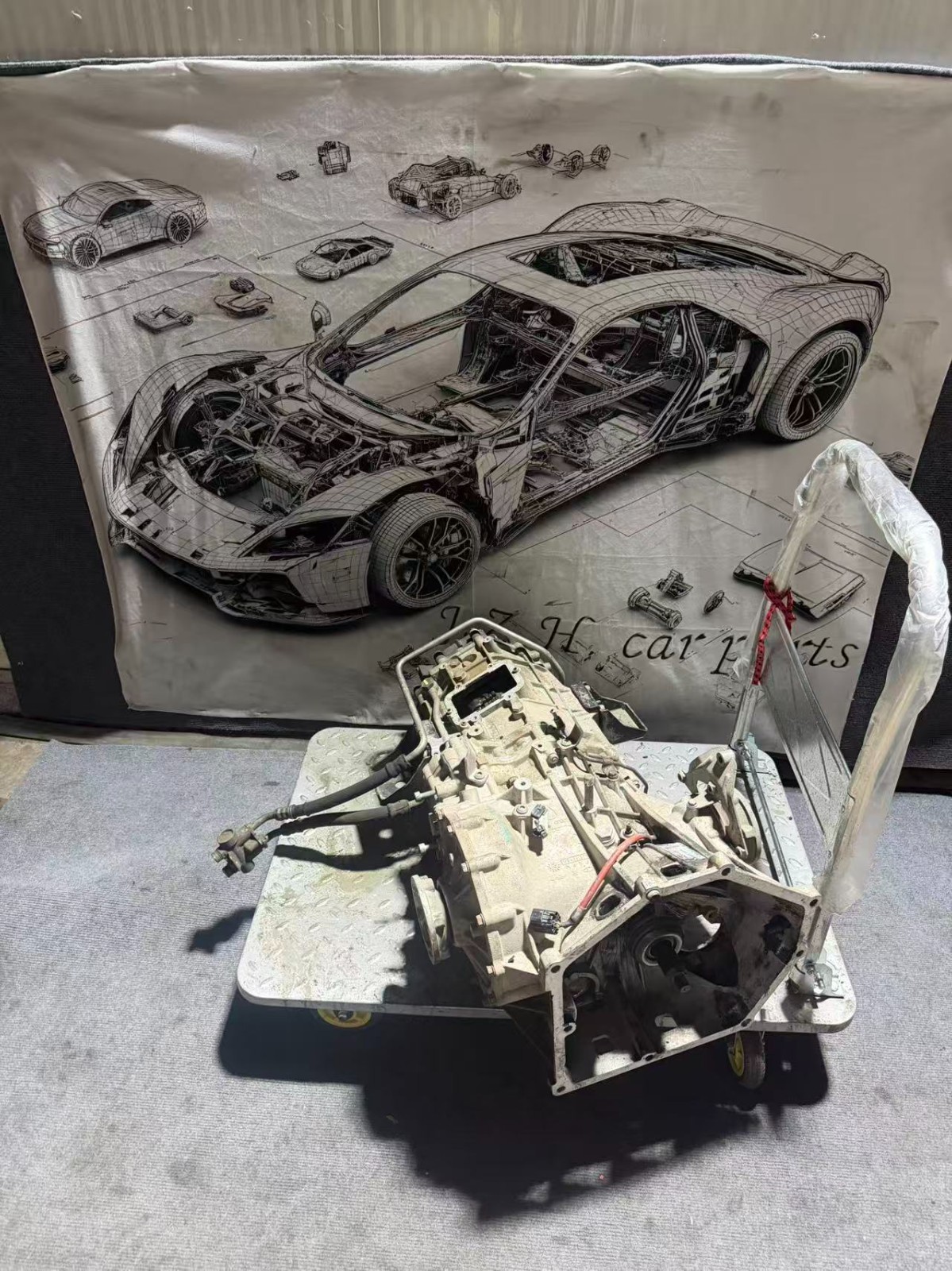 Used,For 08-10 Lamborghini Gallardo LP550 RWD Gearbox assembly OEM PN 086300046K