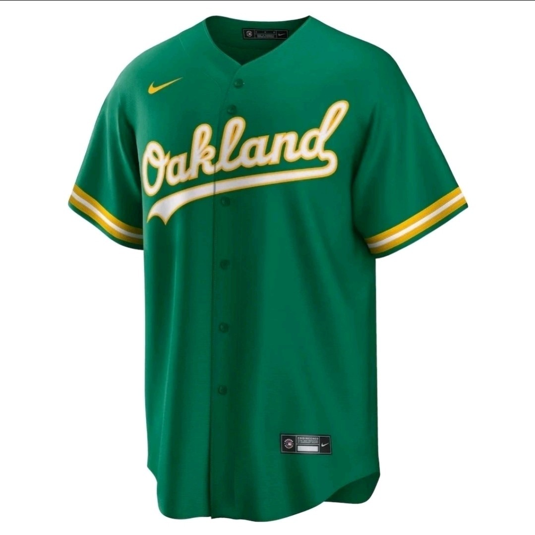 Nike Oakland Athletics A\'s Green Alternate Replica Jersey Men\'s Size Medium NWOT