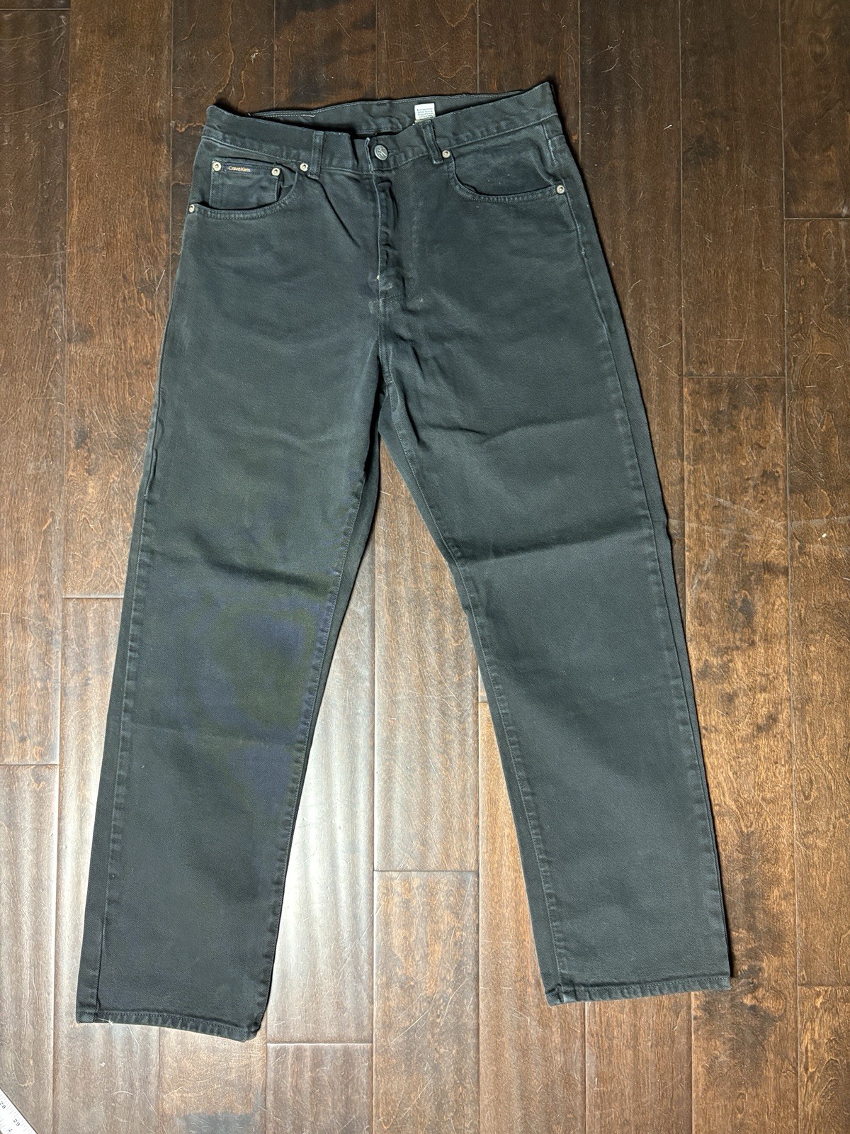 Vintage 1997 Calvin Klein Black Jeans. Waist 32 Length 31.