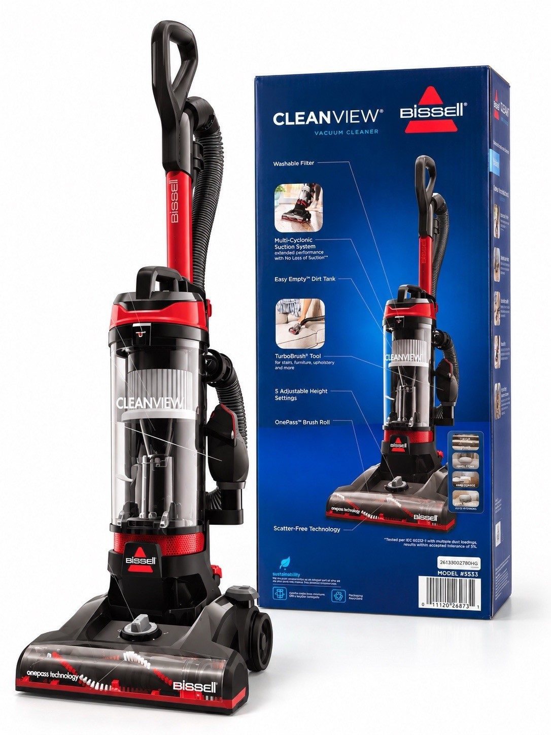 BISSELL CleanView 3533 Upright Vacuum 13\ BISSELL CleanView 3533 Upright Vacuum 13\
