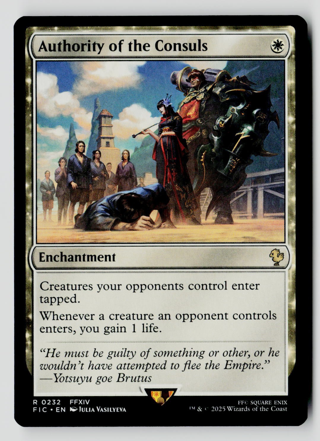 Authority of the Consuls 232 R MTG FIC NM