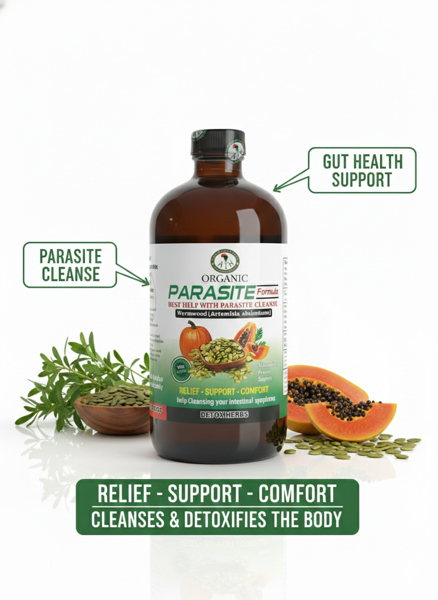 Parasite Formula Detox Cleanse 100% Natural Organic 16 oz bottle