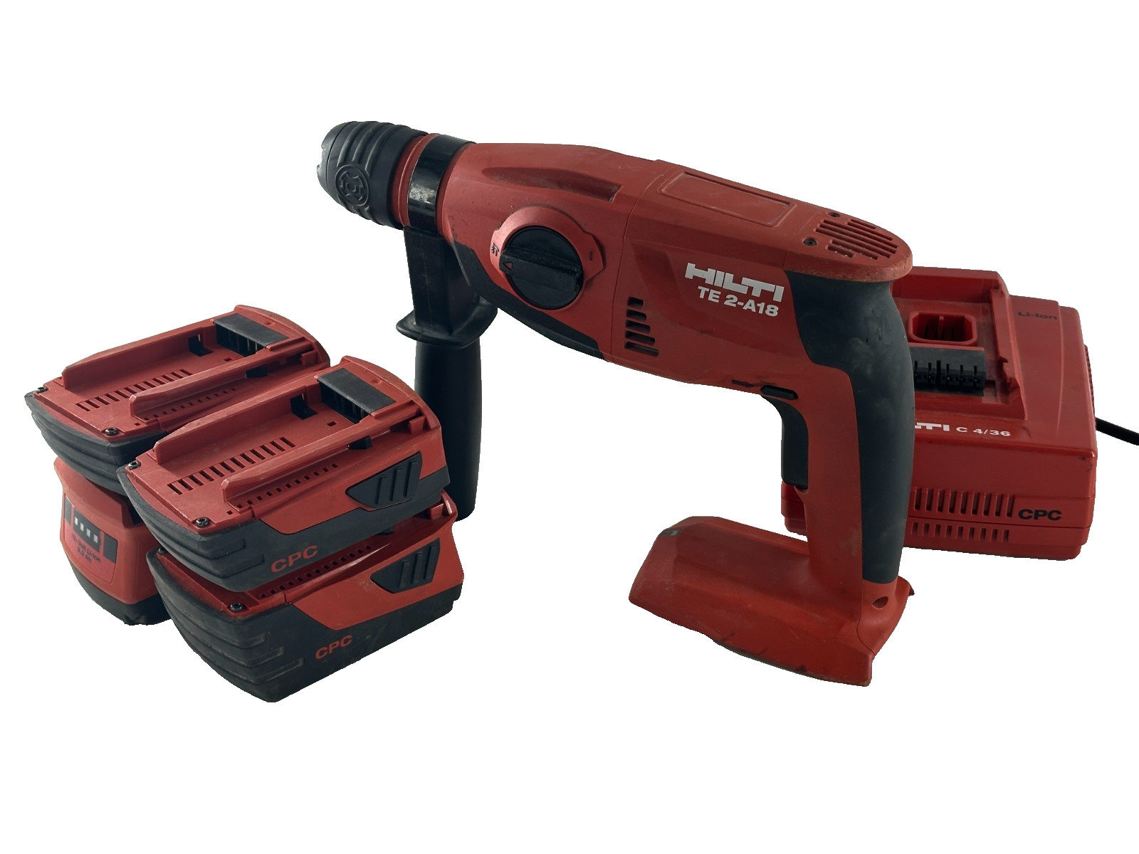 HILTI TE 2-A18 18V Cordless Rotary Hammer Drill w/Battery and Charger HILTI TE 2-A18 18V Cordless Rotary Hammer Drill w/Battery and Charger