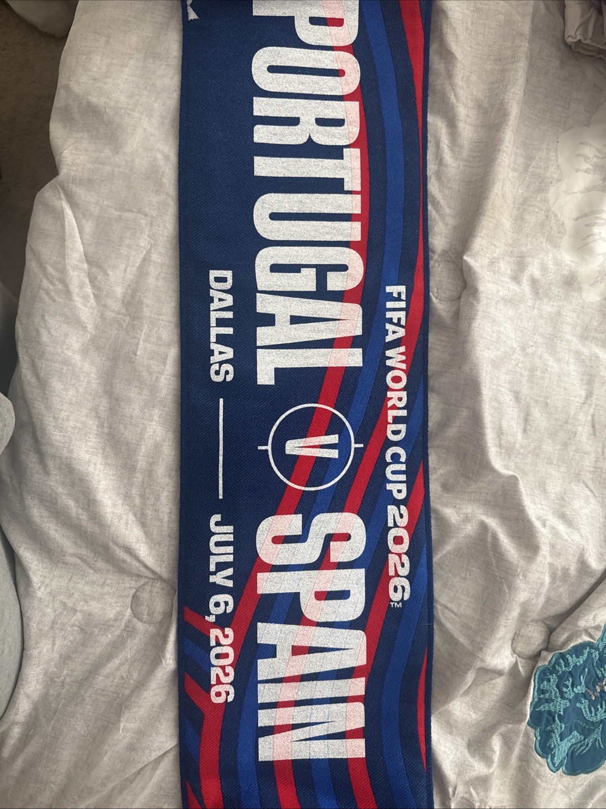 Portugal Vs Spain 2026 FIFA World Cup Scarf