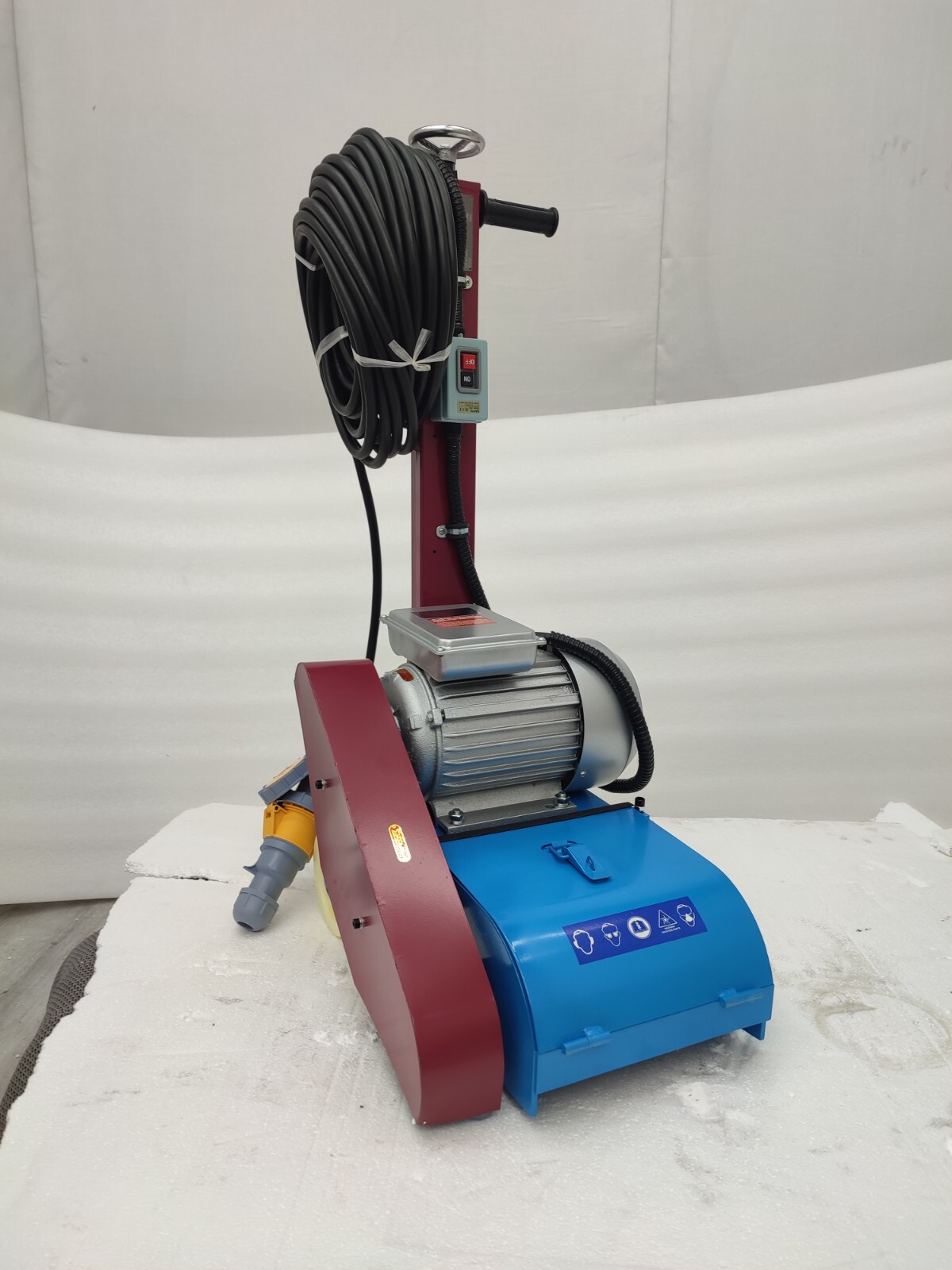 Electric Deck Rust Remover Hand Push Steel Plate Surface Rust Removing Machine