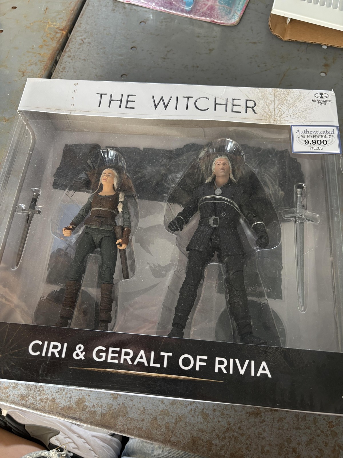 McFarlane Toys The Witcher Ciri & Geralt Of Rivia Figures 7in Multicolor