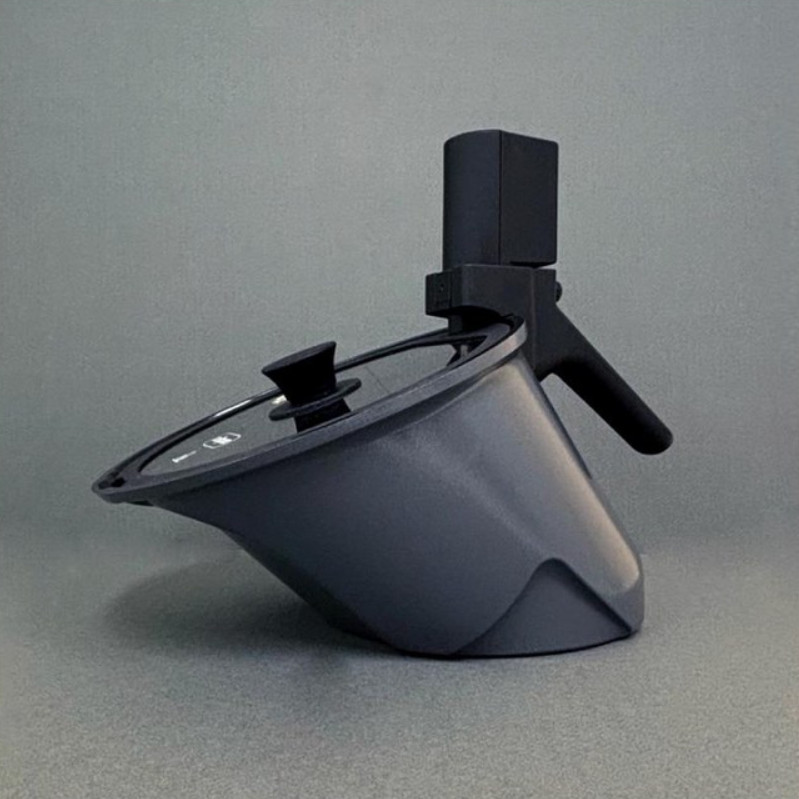 Vitalplant Rollpan Original Auto Rotating Cooking Pot Oven BBQ Korea--black