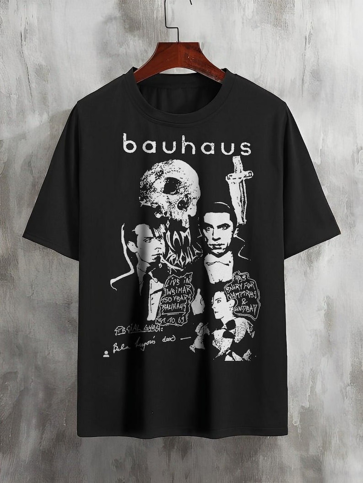 NEW Bauhaus Band Album Heavy Cotton Black T Shirt S-5XL AG443