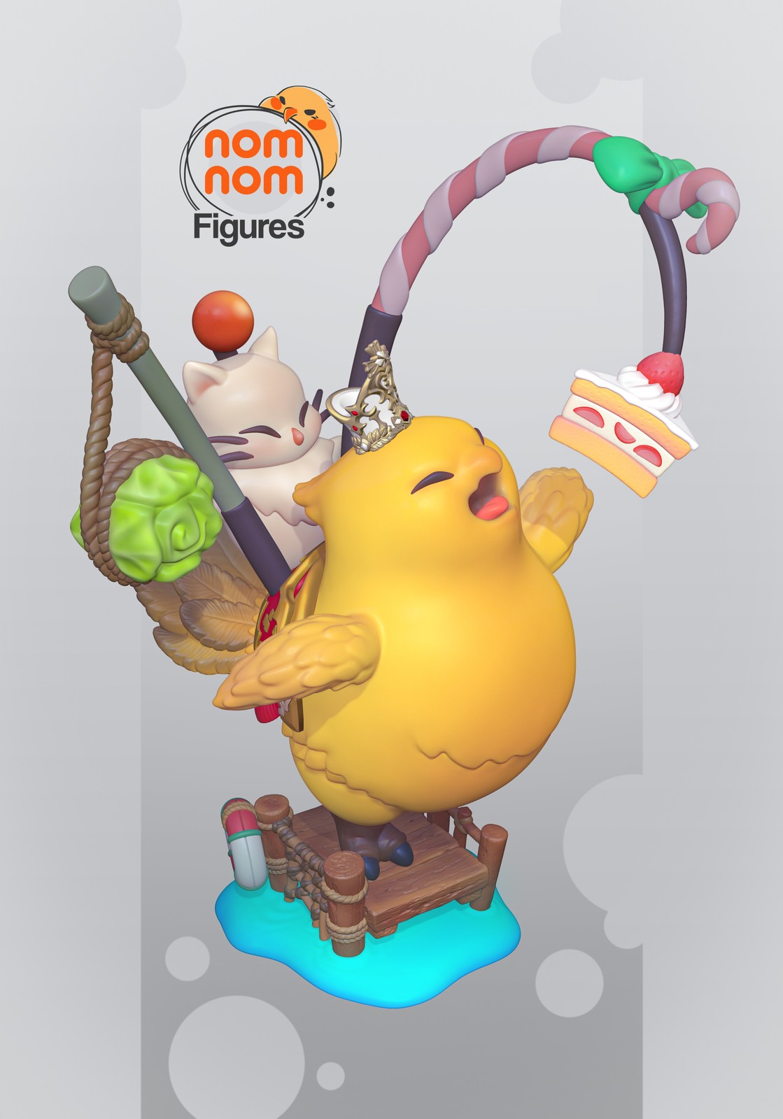 Chibi Scale Chicken Feeder High Quality Unpainted Resin Garage Kit Chibi Scale Chicken Feeder High Quality Unpainted Resin Garage Kit