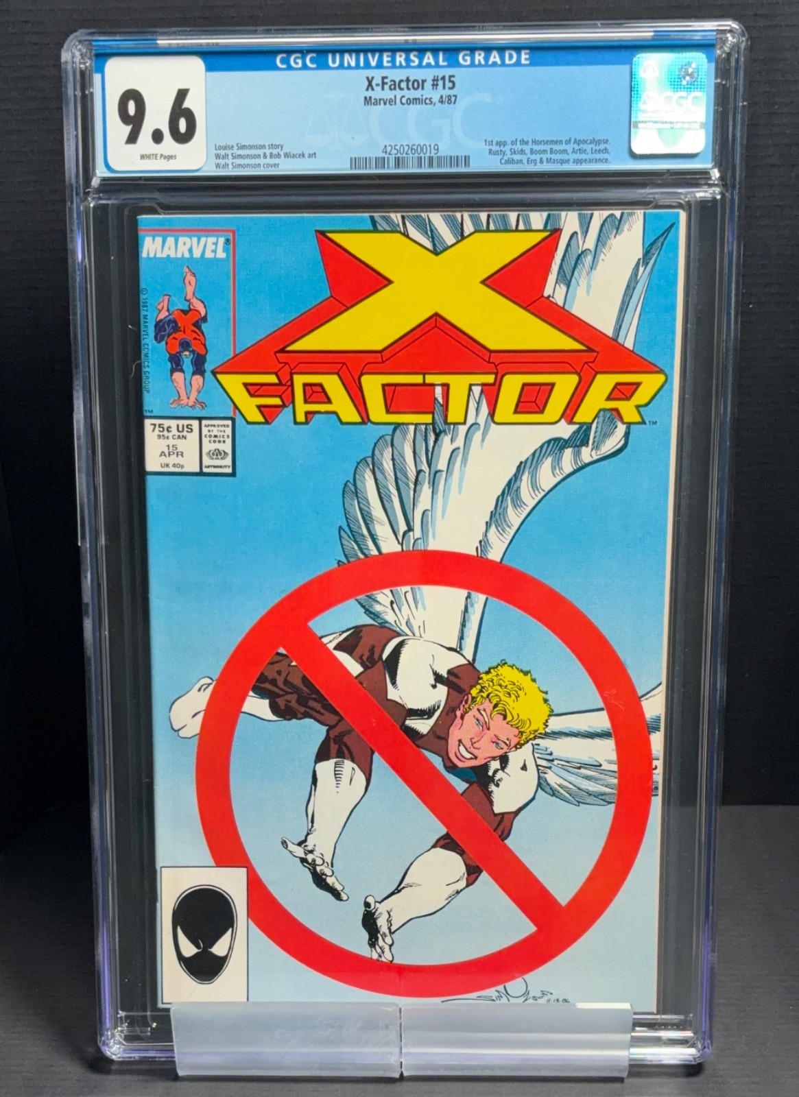 X-Factor #15 CGC 9.6 KEY KEY 1st cameo team app The Horseman of the Apocalypse