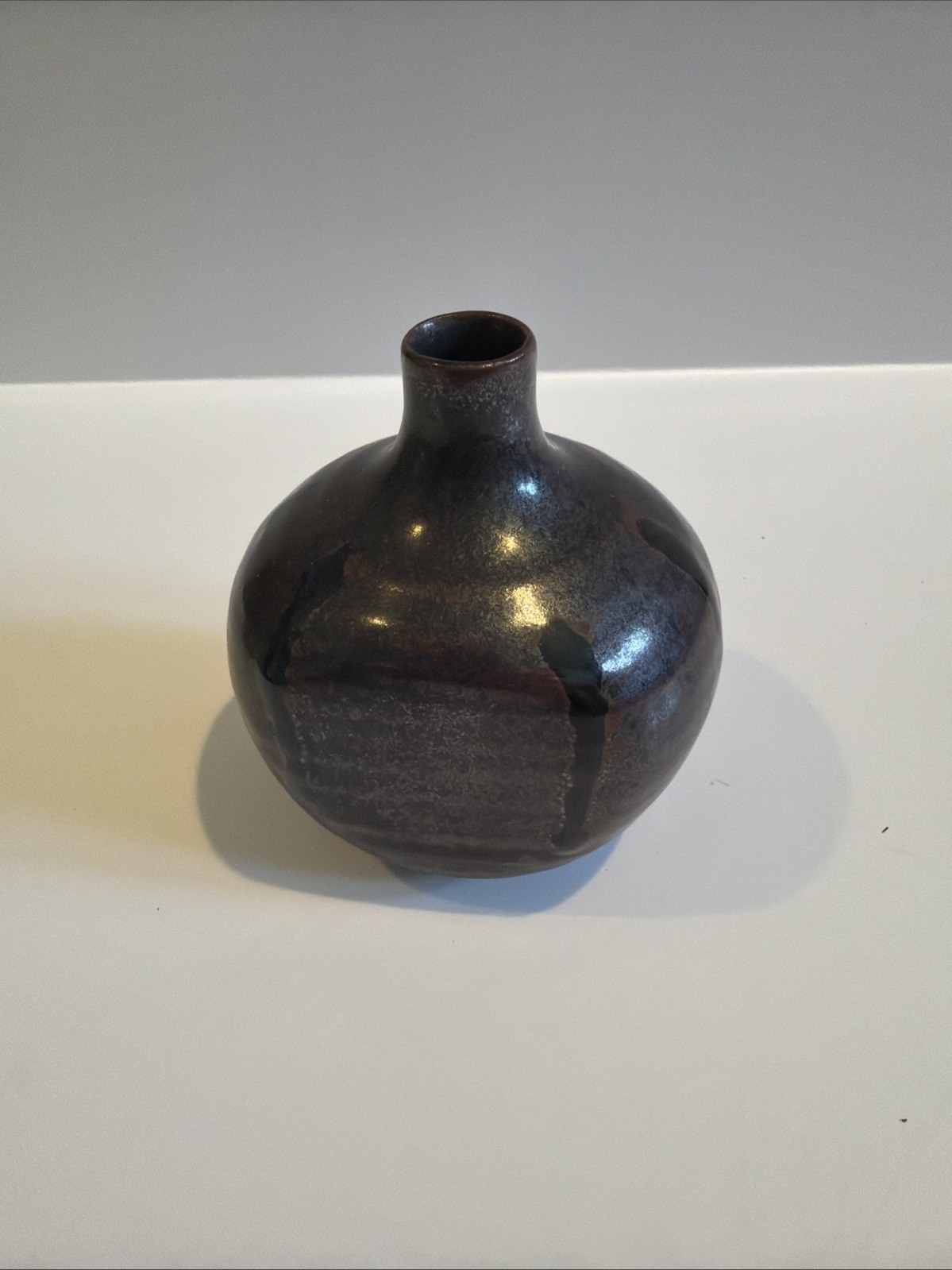 Vintage Takahashi San Francisco Stoneware Bud Vase Made in Japan MCM Pottery