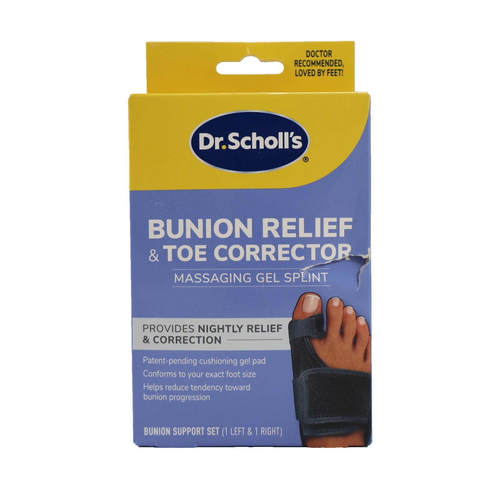 Dr. Scholl's Bunion Relief & Toe Corrector - 1 Pair