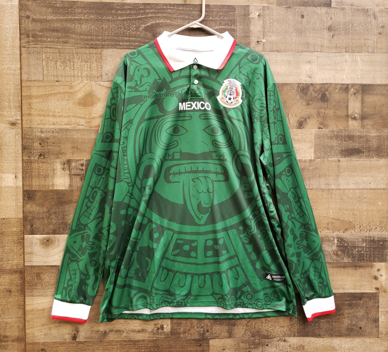 🔥 Mexico National Soccer Team Mad Strange Jersey Style Shirt Men\'s 2XL XXL NWT