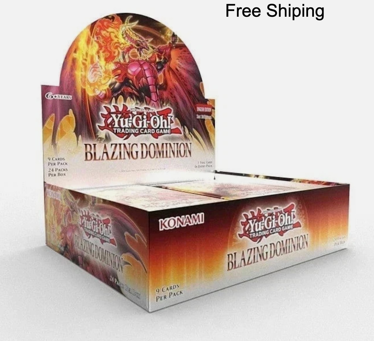 Yugioh Blazing Dominion Booster Box 1st Edition Factory Sealed New*