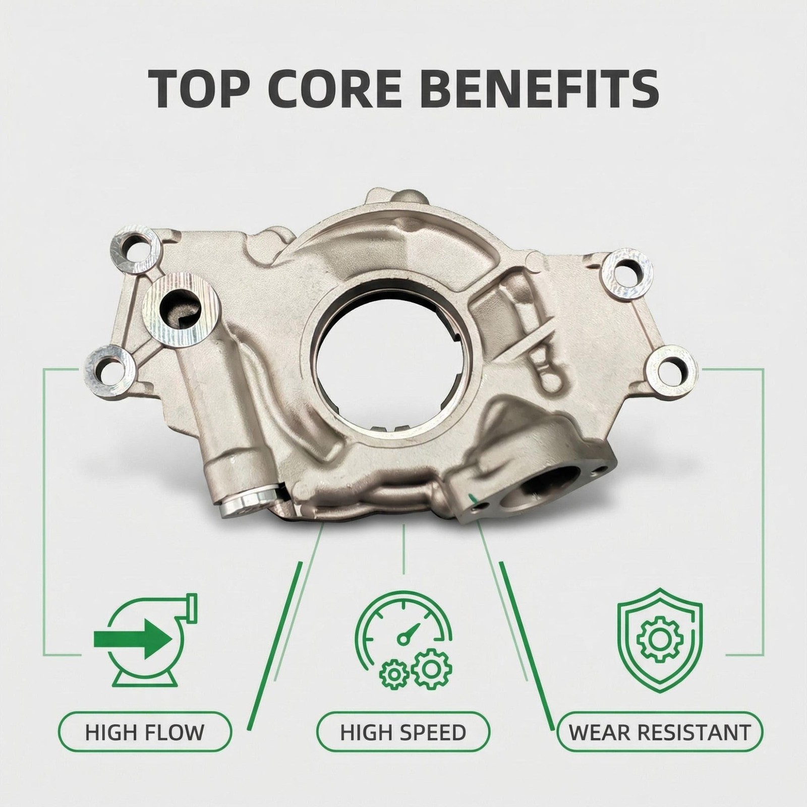 High Volume Oil Pump For 4.8L 5.3L 6.0L Silverado GMC Sierra High Volume Oil Pump For 4.8L 5.3L 6.0L Silverado GMC Sierra
