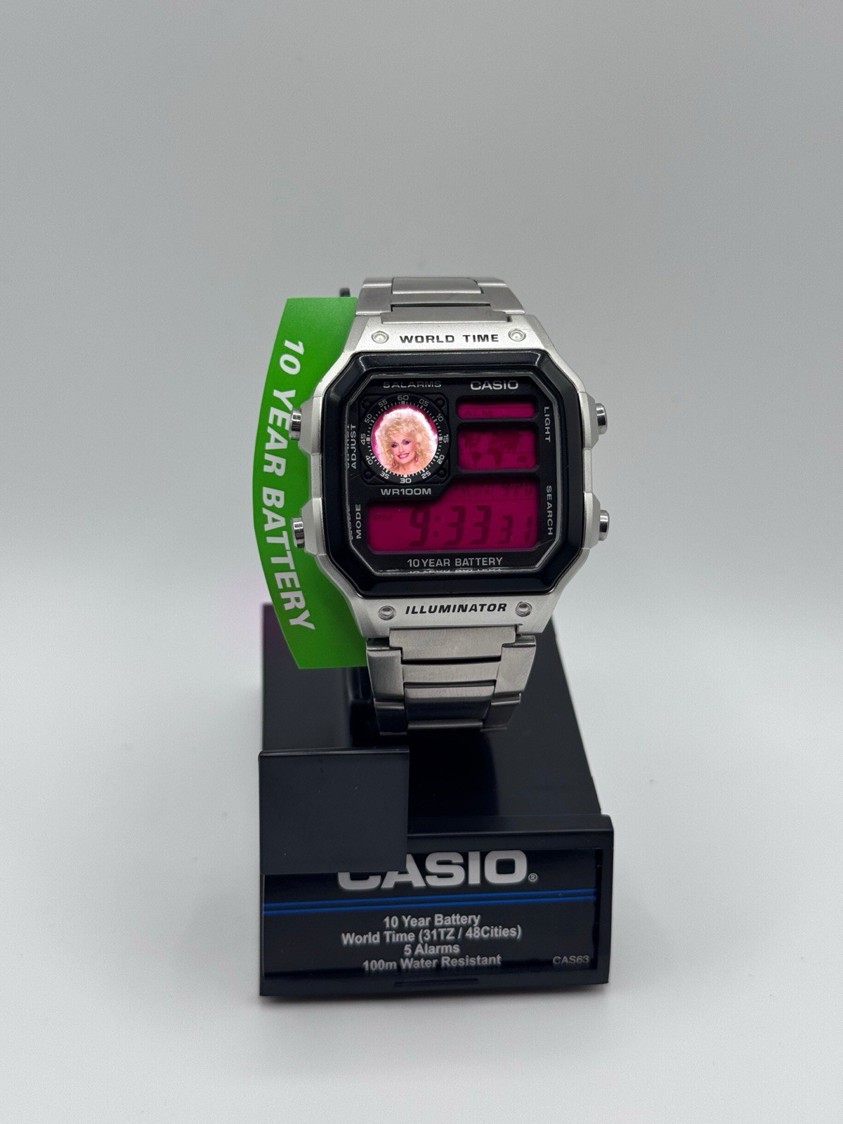 Dolly Parton 1 of 1 Memorial Watch BRAND NEW IN BOX CASIO BEAUTIFUL
