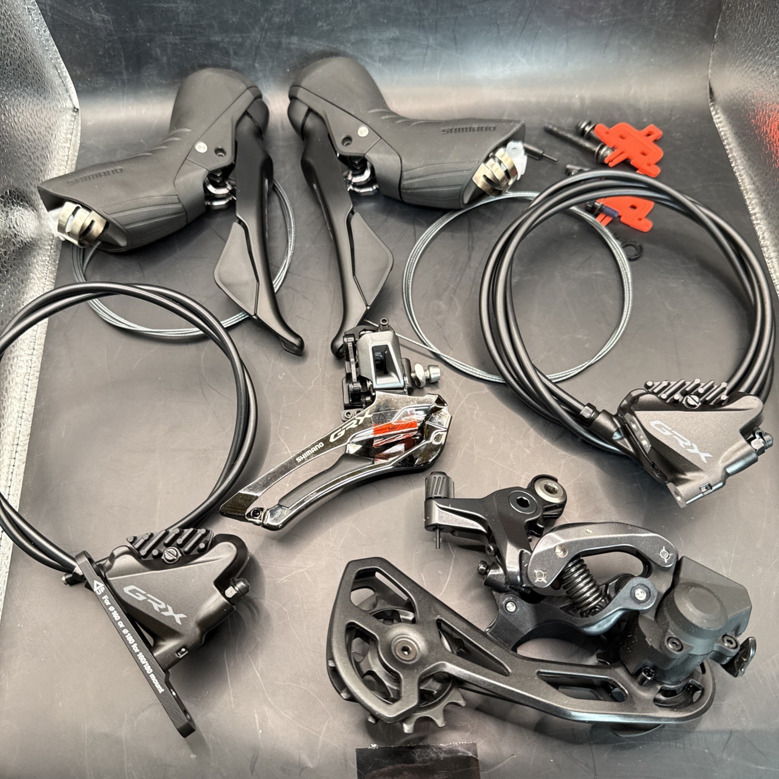 Shimano Grx Rx610 Shifters Rx820 Derailleurs Set 2x12 Mechanical Hydraulic (9480 Shimano Grx Rx610 Shifters Rx820 Derailleurs Set 2x12 Mechanical Hydraulic (9480