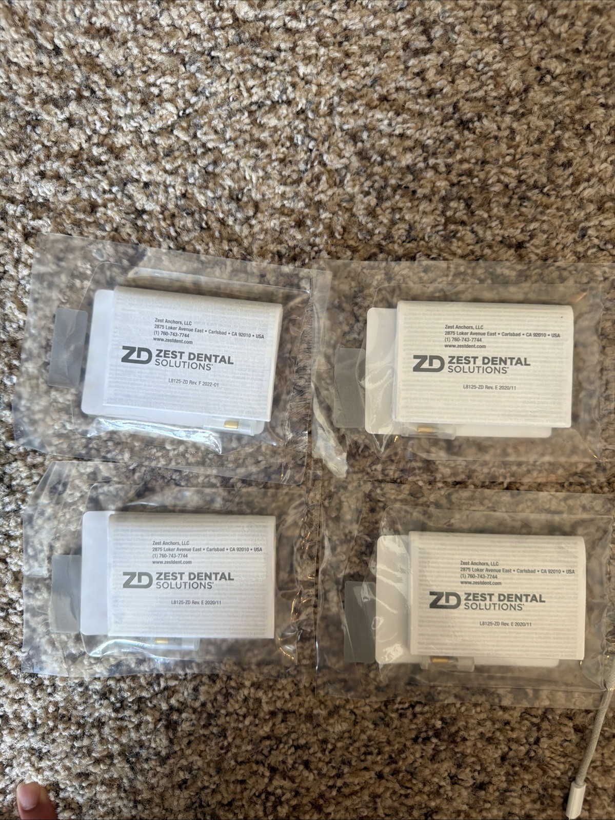 Nobel Biocare Locator abutment NP/RP conical Connection 5.0mm-6mm Lot Of 4