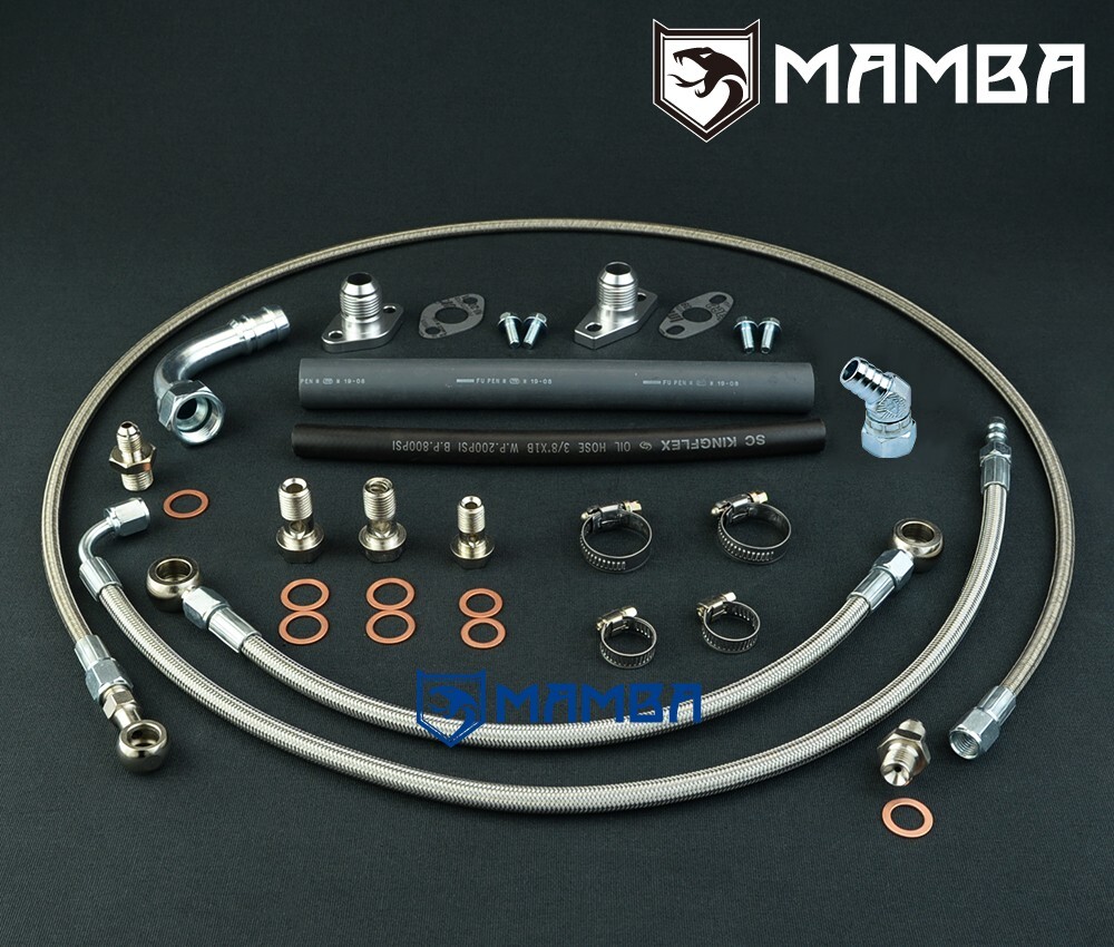 Turbo Oil & Water Line Kit For AUDI VW A4 A6 Passat 1.8T AEB ANB APU AWT K03-029