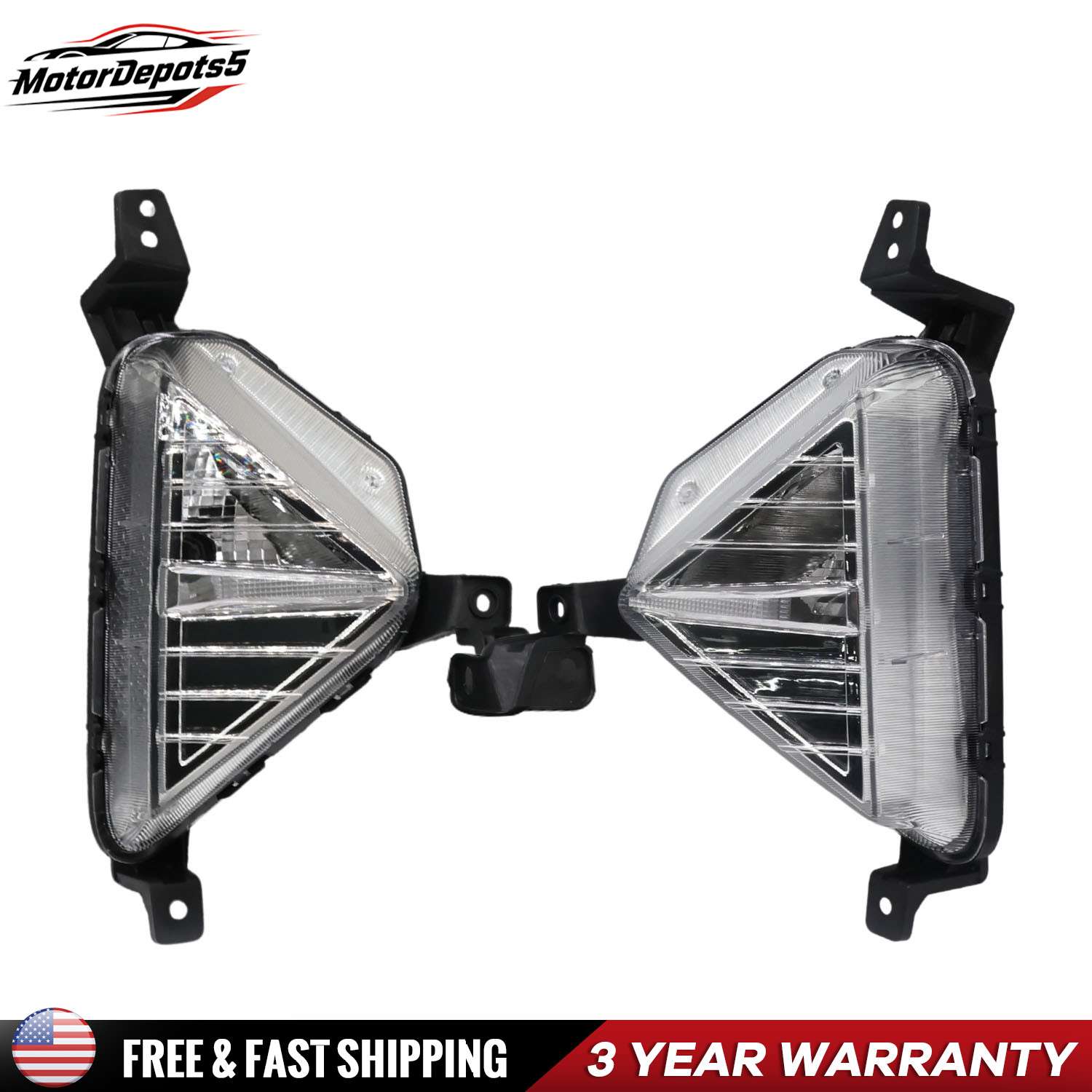 For 2019-2020 Hyundai Elantra Sedan Front Left Right Fog Light Assembly Pair For 2019-2020 Hyundai Elantra Sedan Front Left Right Fog Light Assembly Pair