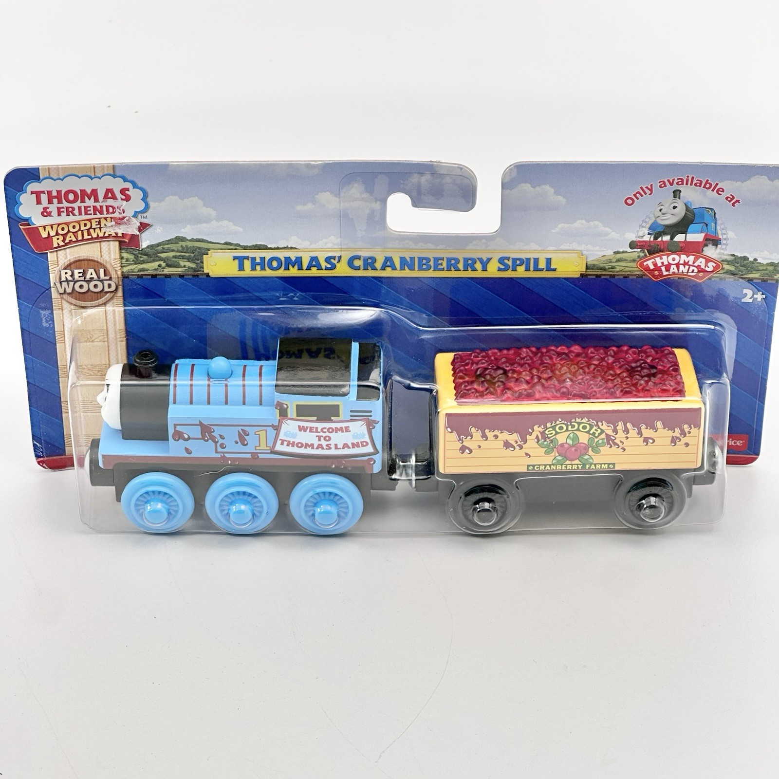 Thomas n Friends 2014 Wooden Railway Train Tank Engine Cranberry Spill New DFH48