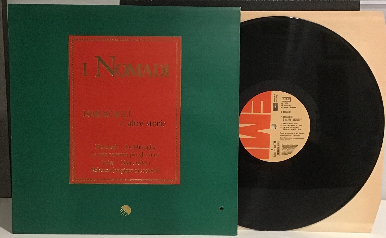 I NOMADI Naracauli E Altre Storie LP - EMI - Italy — NM I NOMADI Naracauli E Altre Storie LP - EMI - Italy — NM