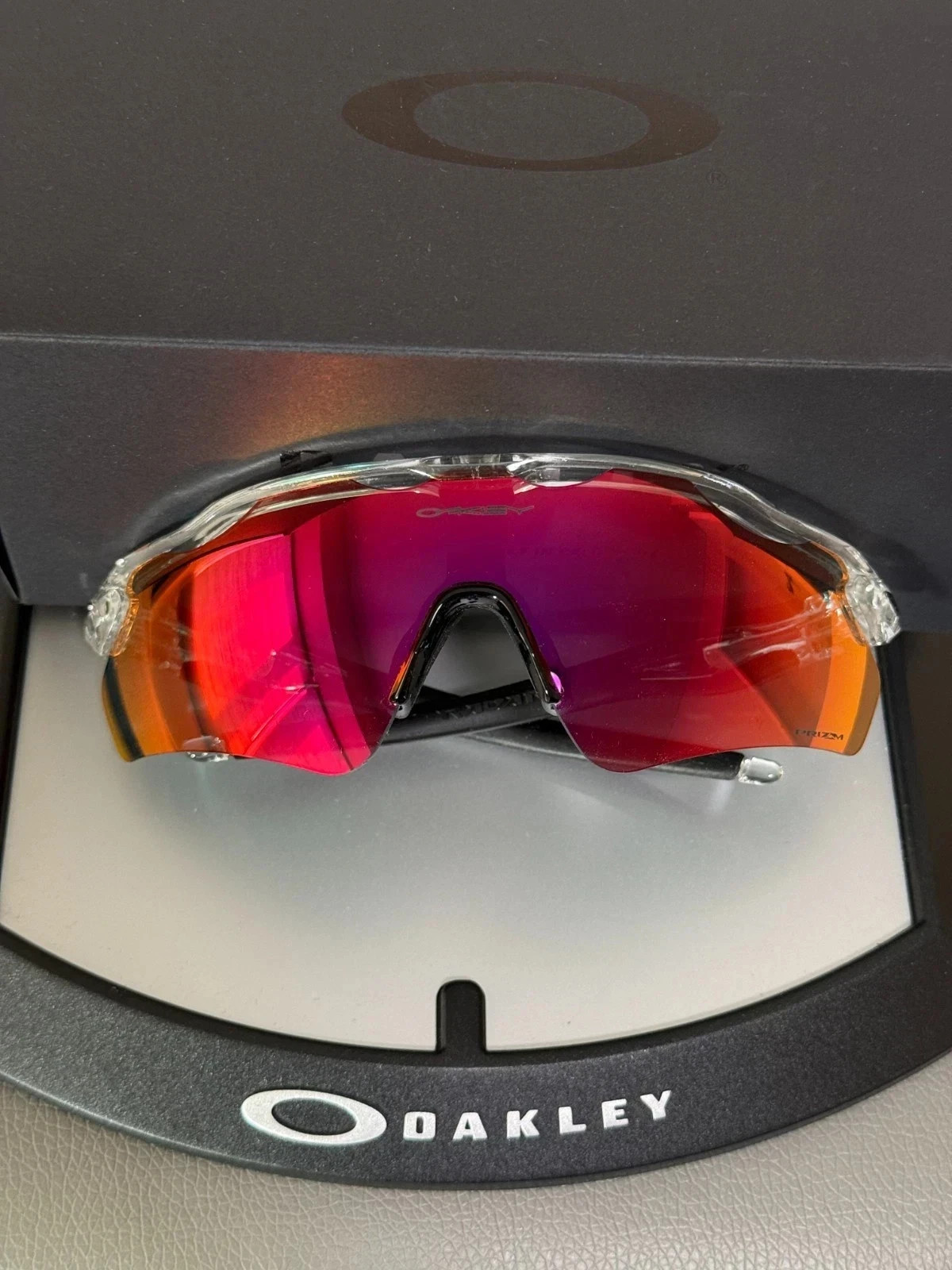 NEW Oakley Radar EV Patn Sunglasses Crystal Frame Prizm Lenses OO9208 NEW Oakley Radar EV Patn Sunglasses Crystal Frame Prizm Lenses OO9208